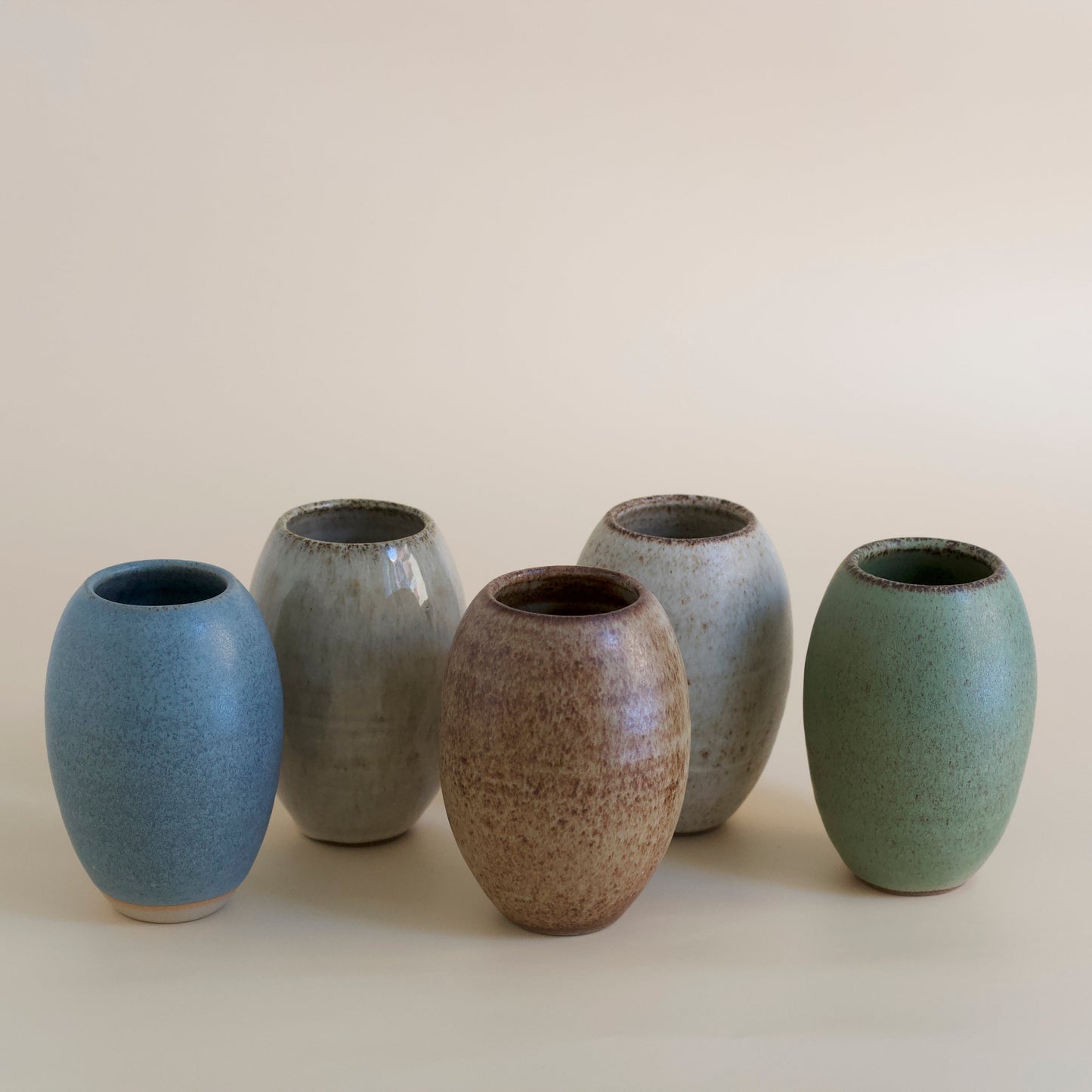 Odd Mini Vase - Off White Matte